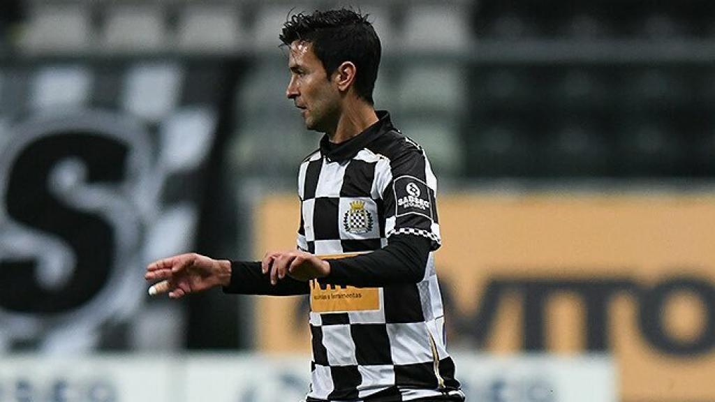 Alberto Bueno con el Boavista. Foto: Twitter (@Albertobueno15)