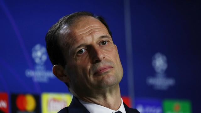 Allegri en la rueda de prensa previa a los octavos de final