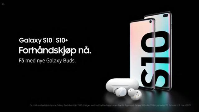 El vídeo promocional del Samsung Galaxy S10 ya ha salido en televisión