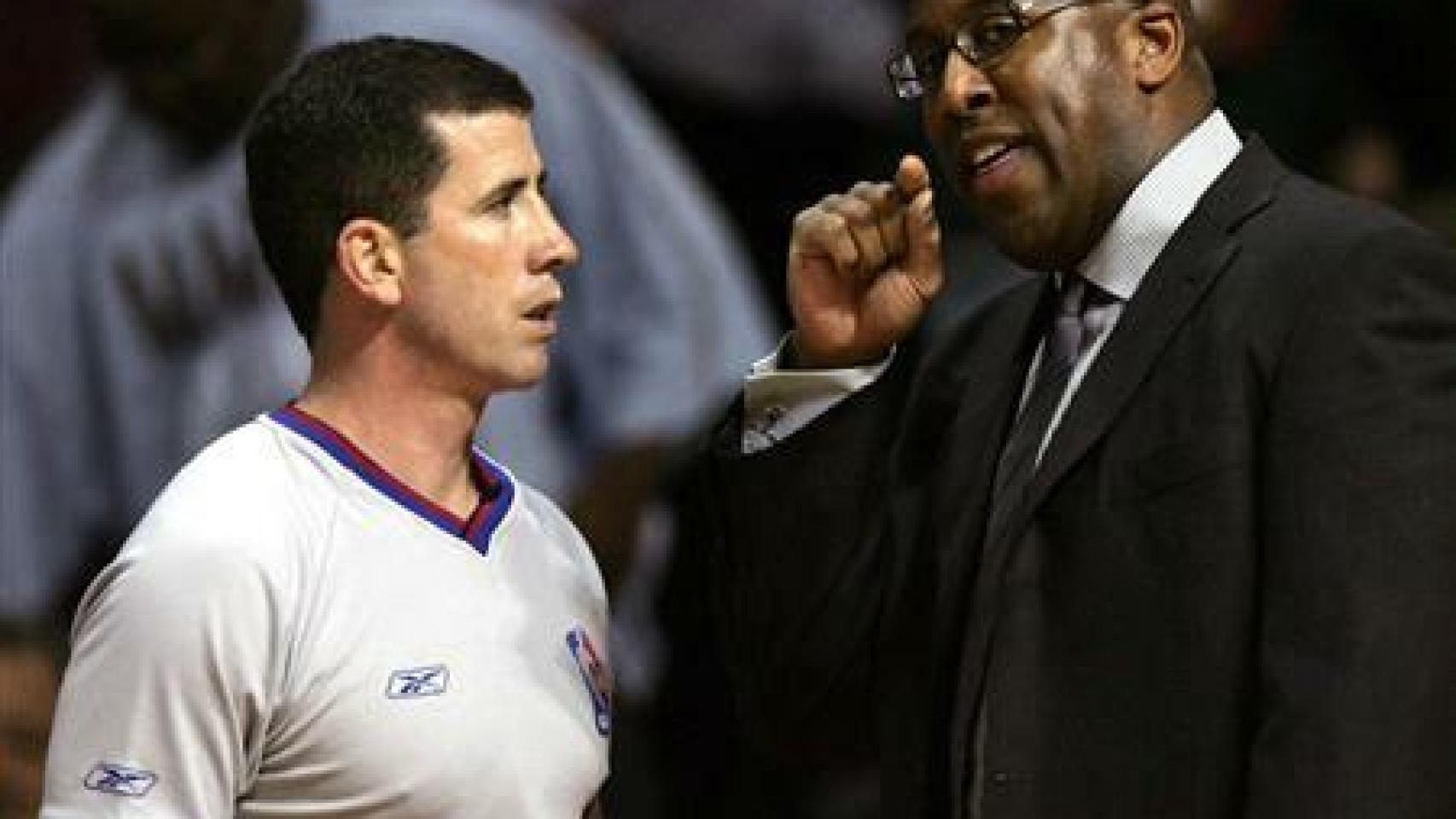 Tim Donaghy, durante su etapa como árbitro de la NBA