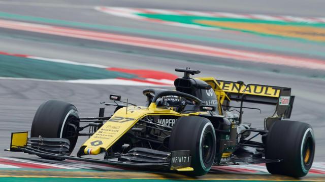 Hulkenberg, rodando durante la pretemporada