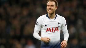 Christian Eriksen durante un partido del Tottenham