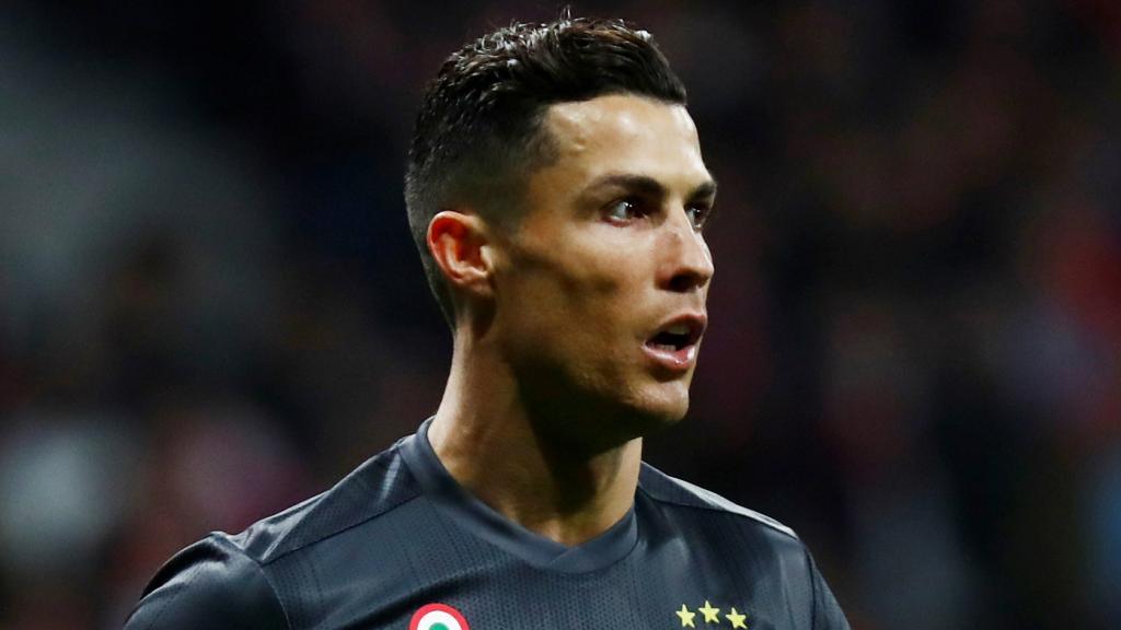 Cristiano Ronaldo, en un partido de la Juventus en la Champions League