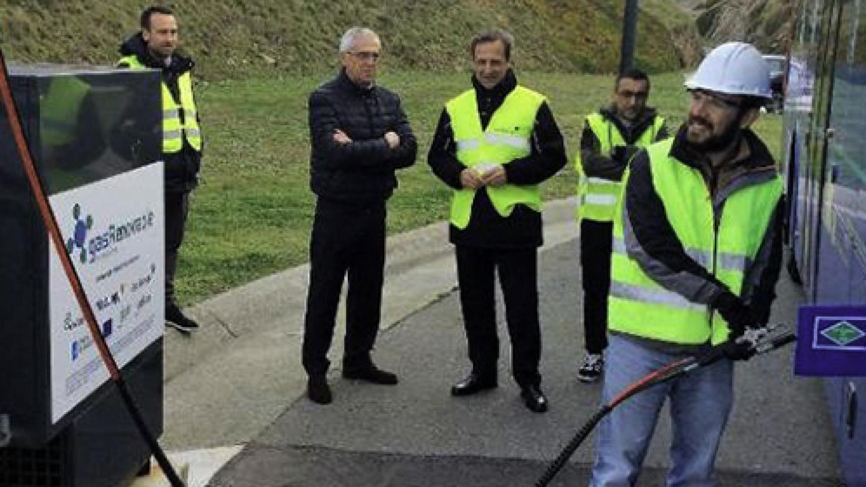 Así es el autobús público gallego con biogás fabricado al depurar aguas fecales