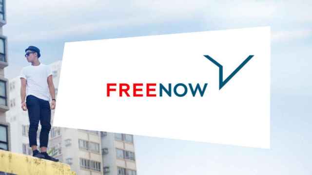El logo de Free Now en una imagen de archivo.