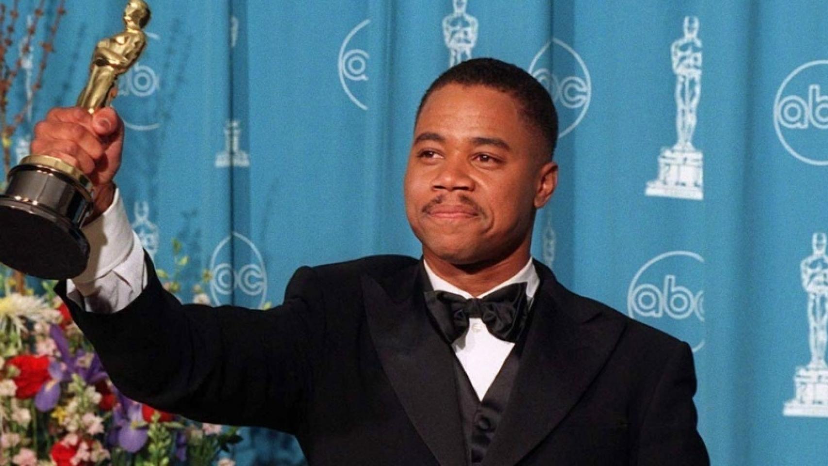 Cuba Gooding Jr. con su Oscar.