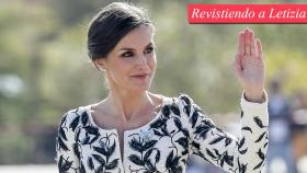 La reina Letizia ha estado este sábado pasando revista a la brigada paracaidista en Paracuellos.