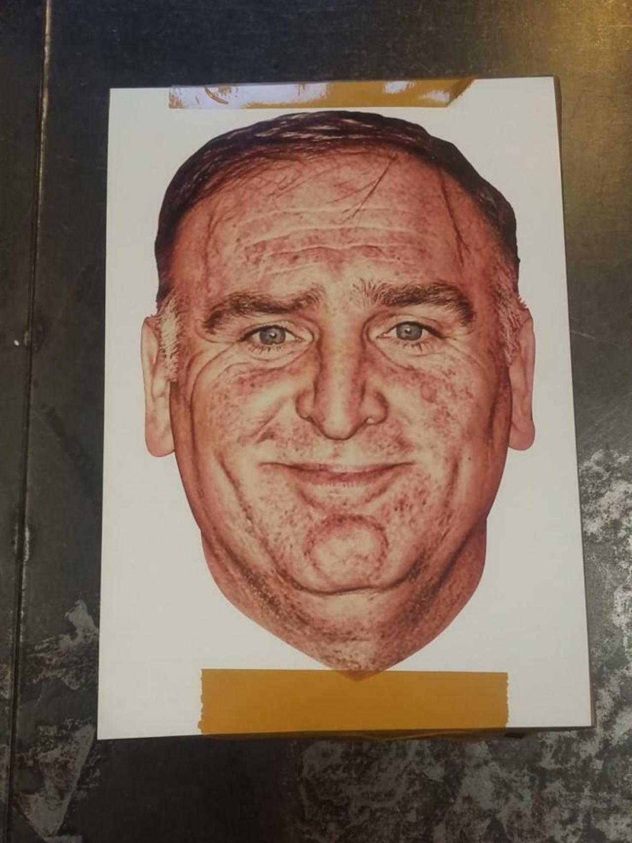 La careta de José Andrés.