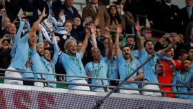 El Manchester City celebra el título de la Carabao Cup