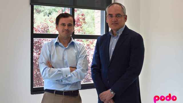 Jorge Capilla, director general de Podo, y Joaquín Coronado, cofundador de la compañía.