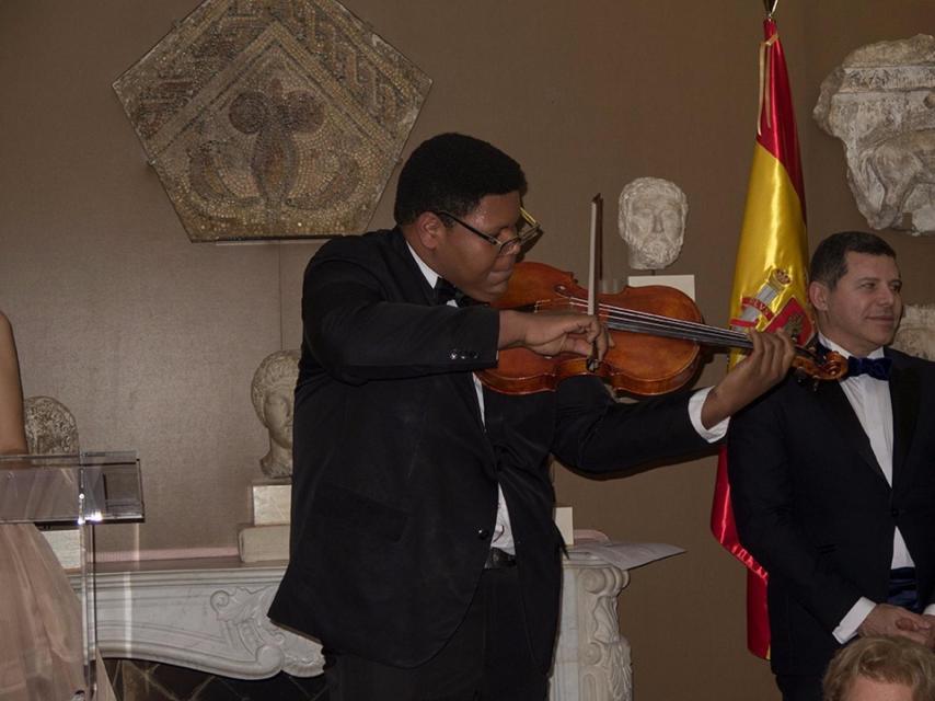 Samuel Palomino, el joven venezolano que se ha hecho con el primer premio.