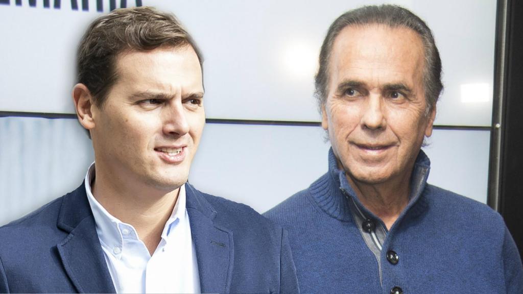 Albert Rivera y Pepe de Lucía, el padre de Malú, en un montaje de JALEOS.