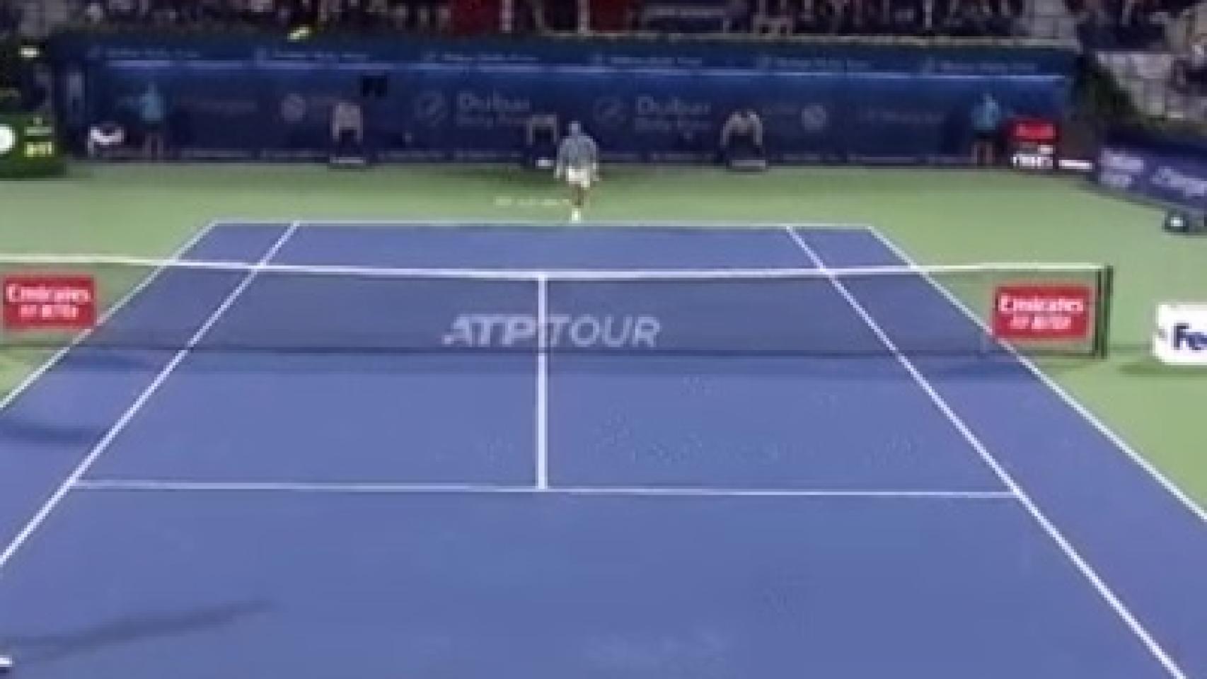 Verdasco, en un momento del partido