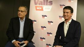 Celestino Corbacho y Manuel Valls, este jueves.