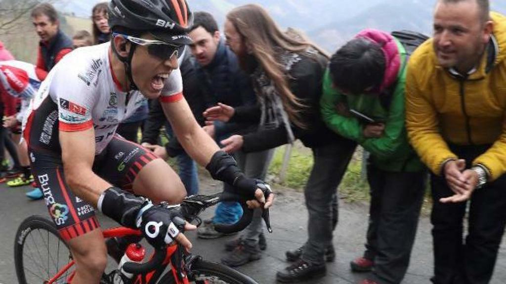 Ibai Salas durante una carrera