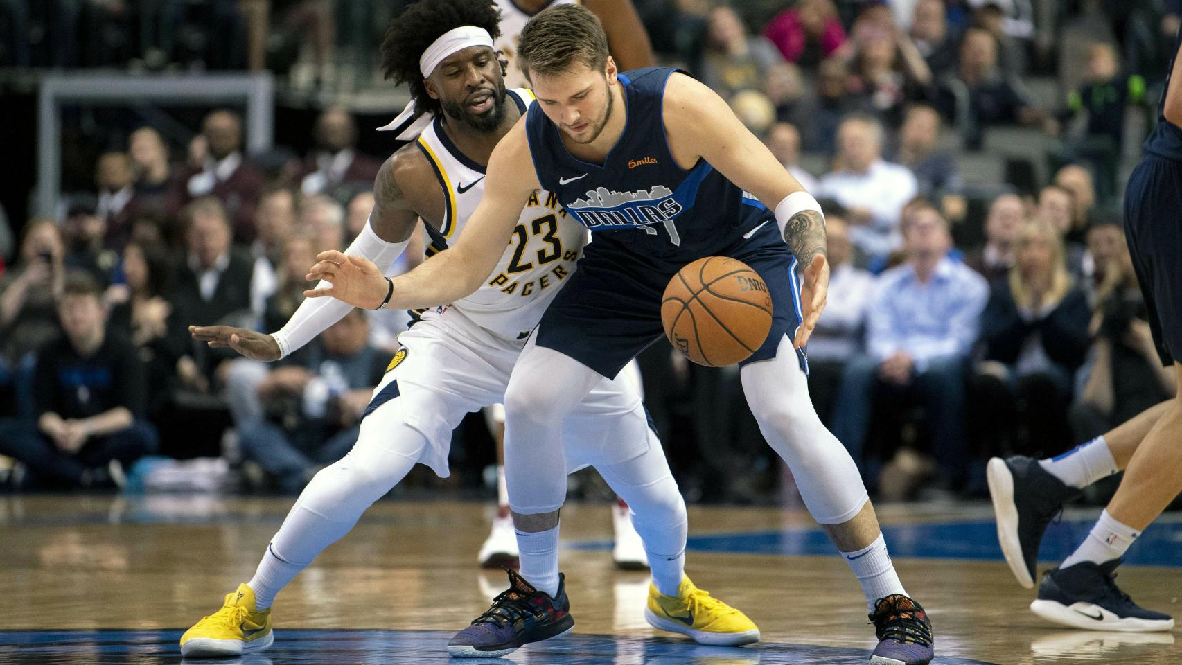 Doncic en el partido contra Indiana Pacers