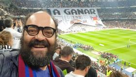 Ignatius Farray en el Bernabéu.