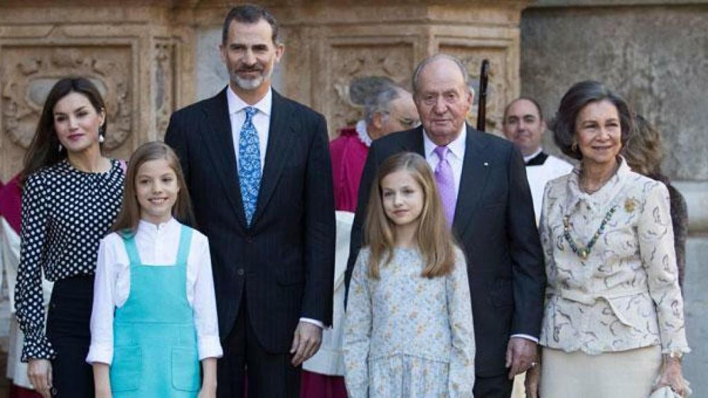 La familia real española.