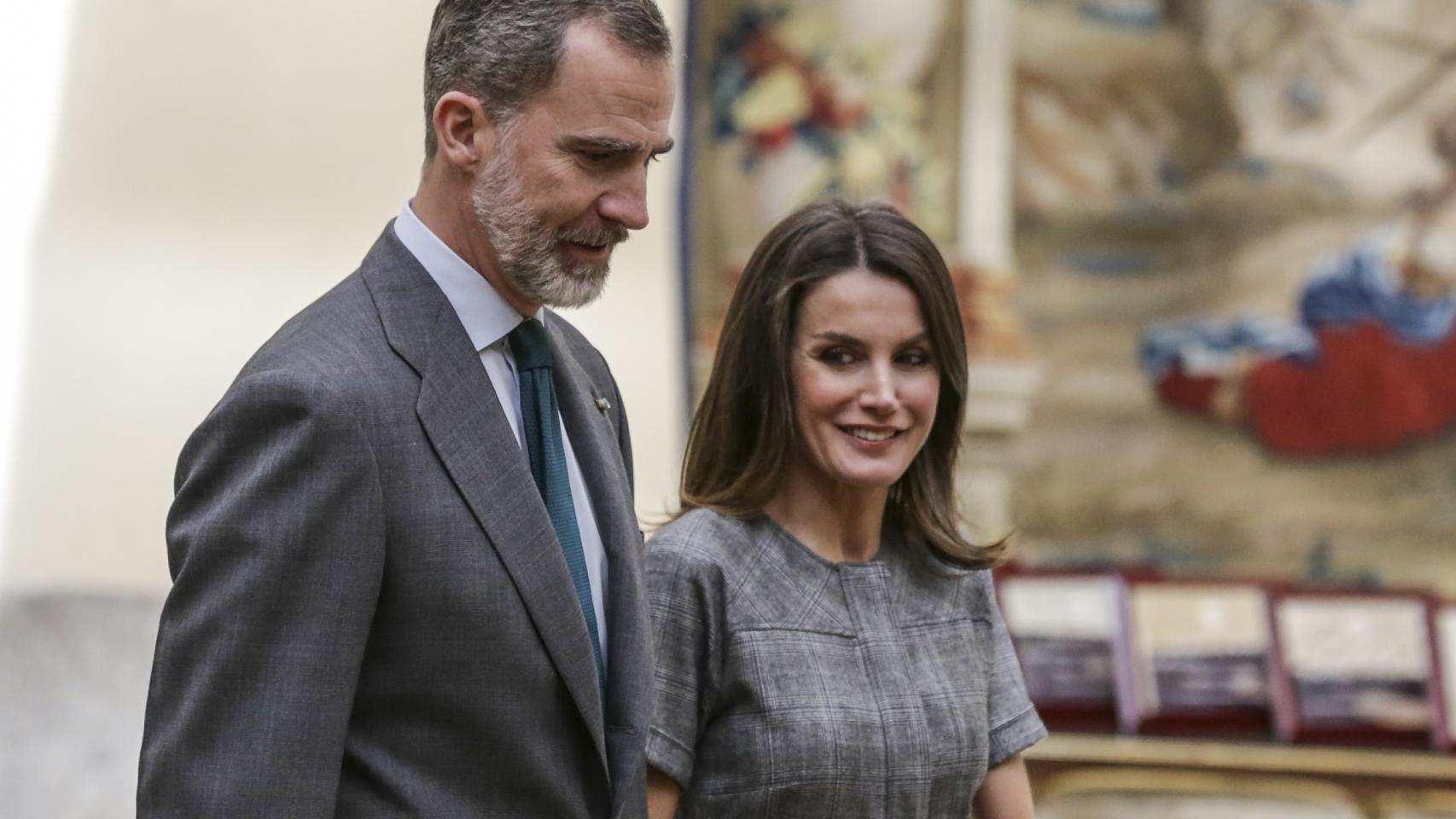 Felipe y Letizia en una imagen de archivo.