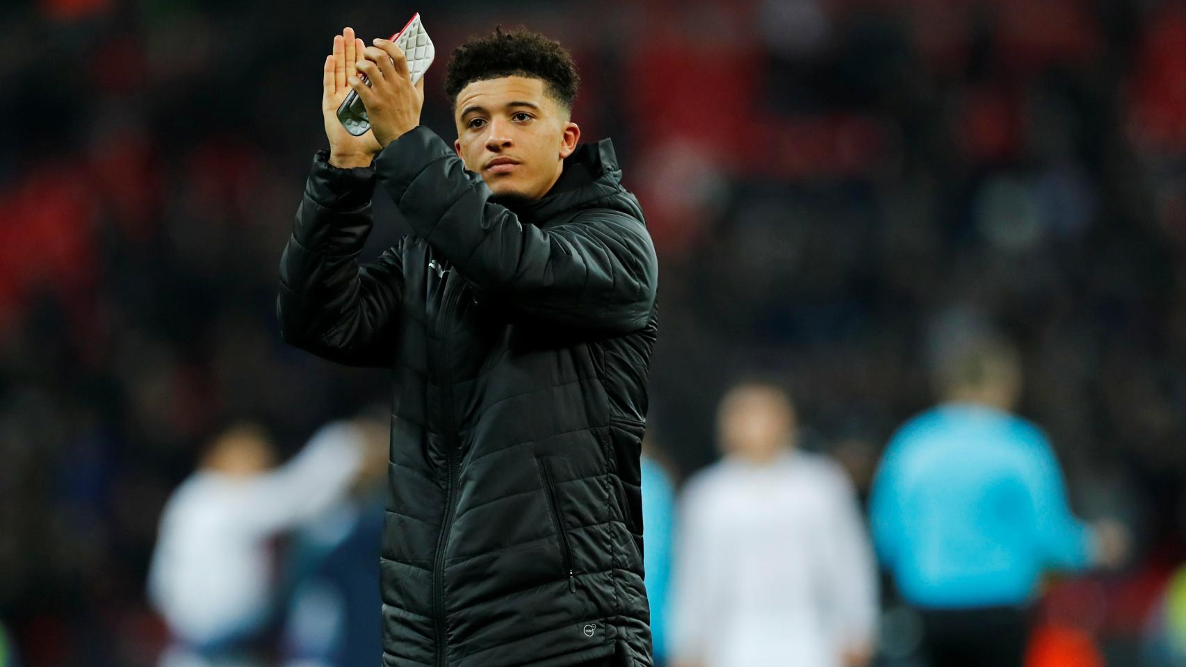 Jadon Sancho, tras un partido con el Borussia Dortmund