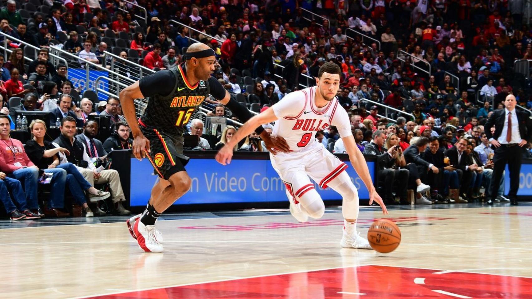 Atlanta Hawks-Chicago Bulls. Foto Twitter: (@chicagobulls)