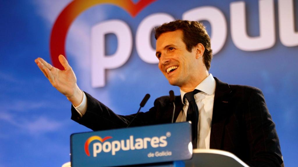 Pablo Casado, en la convención de servicios sociales del PP en Ferrol.