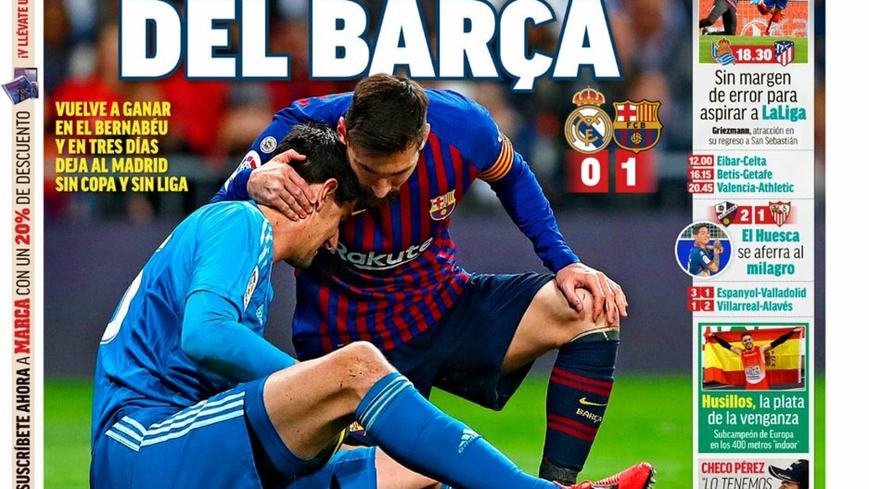 La portada del diario MARCA (03/03/2019)