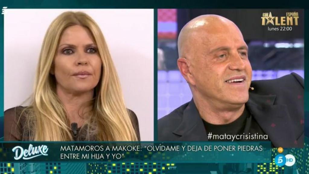 Makoke y Kiko en plena disputa.