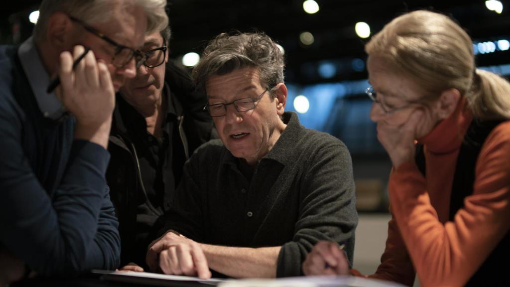 El director de escena Robert Carsen, en un momento de los ensayos.