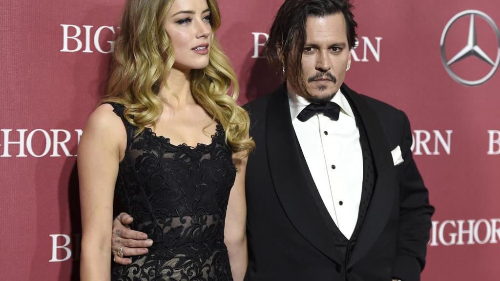 Johnny Depp y Amber Heard en una imagen de archivo.