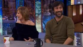 Hugo Silva y Nathalie Poza en 'El Hormiguero'.