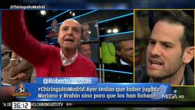 Juanma Rodriguez, en El Chiringuito. Foto: Twitter (@elchiringuitotv)