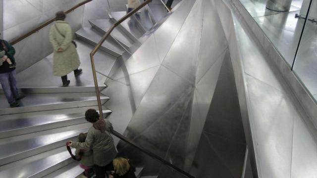 Escalderas del CaixaForum Madrid.