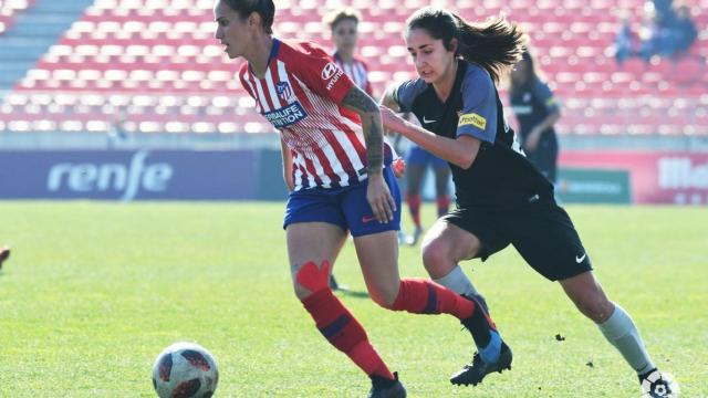 Atlético - Sevilla, fútbol femenino. Foto: Twitter (@AtletiFemenino)