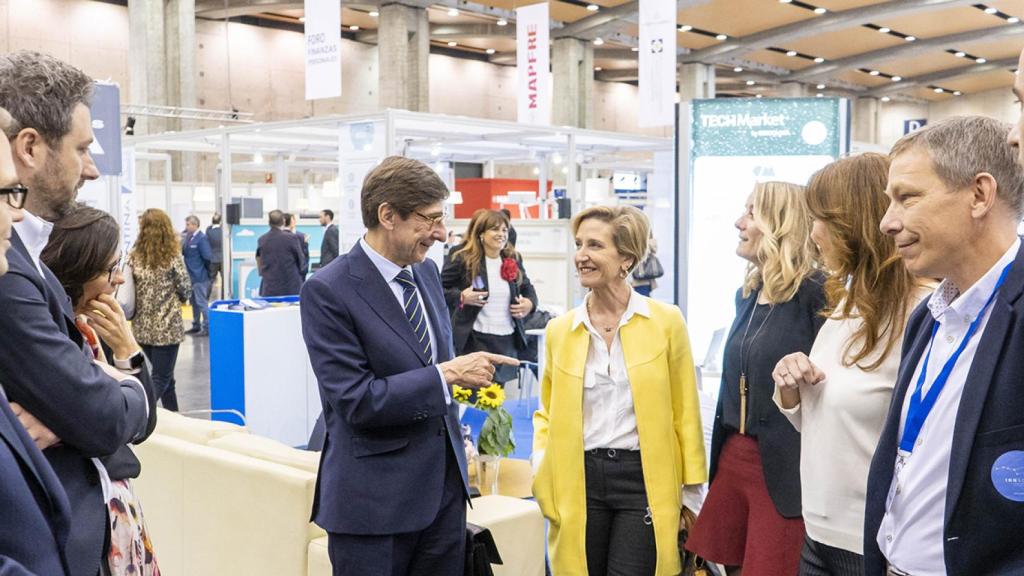 El presidente de Bankia, José Ignacio Goirigolzarri, en el 'tech market' de Innsomnia en Forinvest.