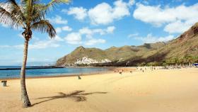 Playa de las Teresitas.