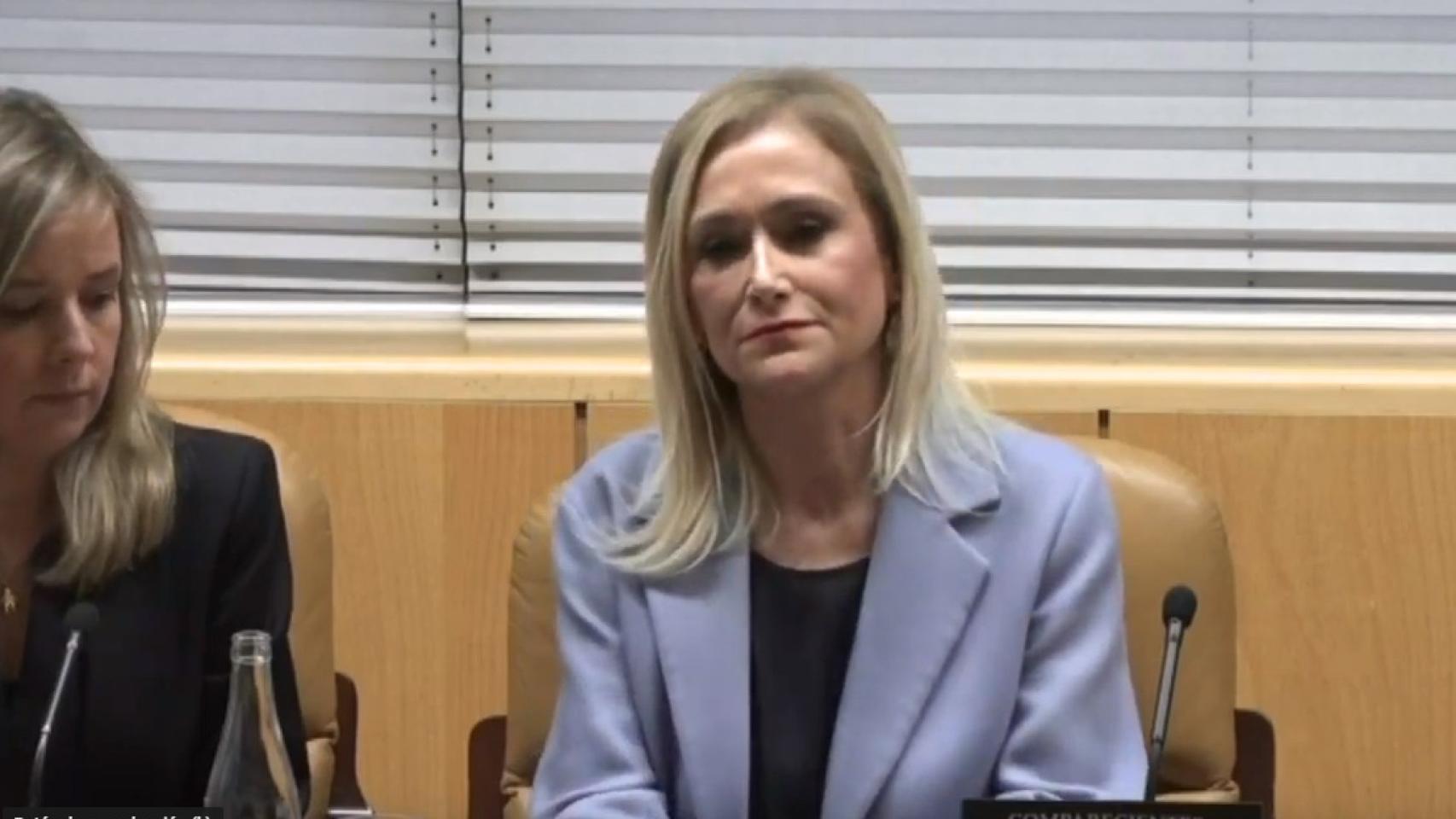 Cifuentes, en la comisión de la Comunidad de Madrid sobre su máster.