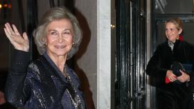 La reina Sofía y la infanta Elena no se perdieron el cumpleaños.