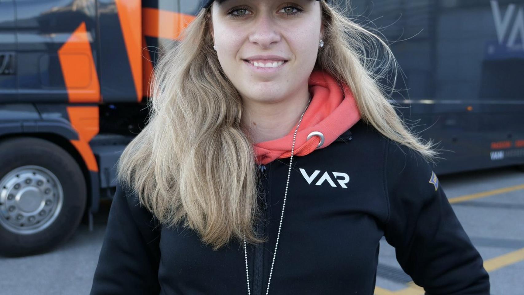 Sophia Floersch en Monza. Foto: Twitter (@SophiaFloersch)