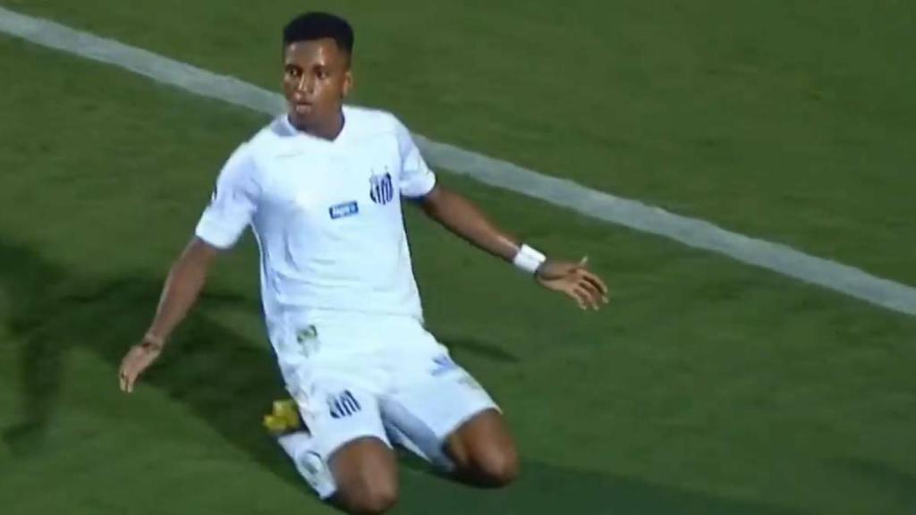 Rodrygo brilla y marca en la goleada del Santos contra el América