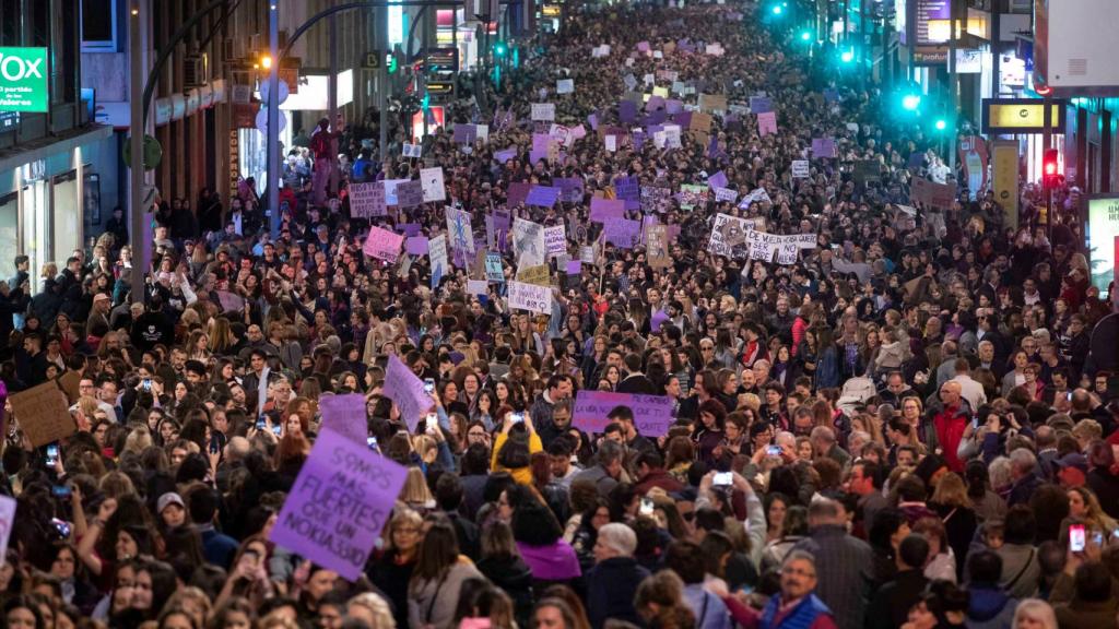 Manifestación del 8-M en Murcia.