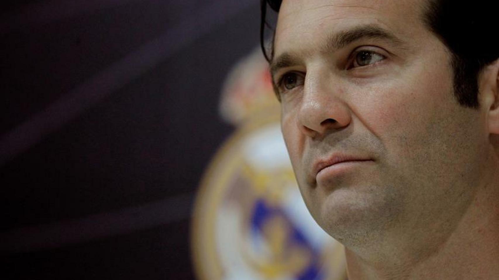 Solari, en rueda de prensa del Real Madrid