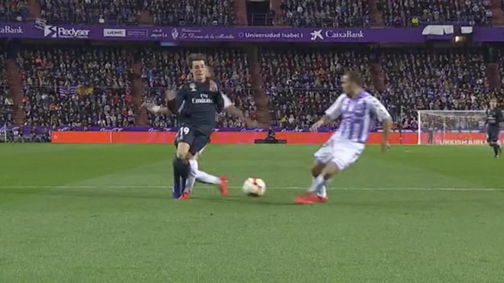 Penalti sobre Odriozola