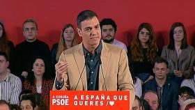 Pedro Sánchez, presidente del Gobierno, en La Coruña.