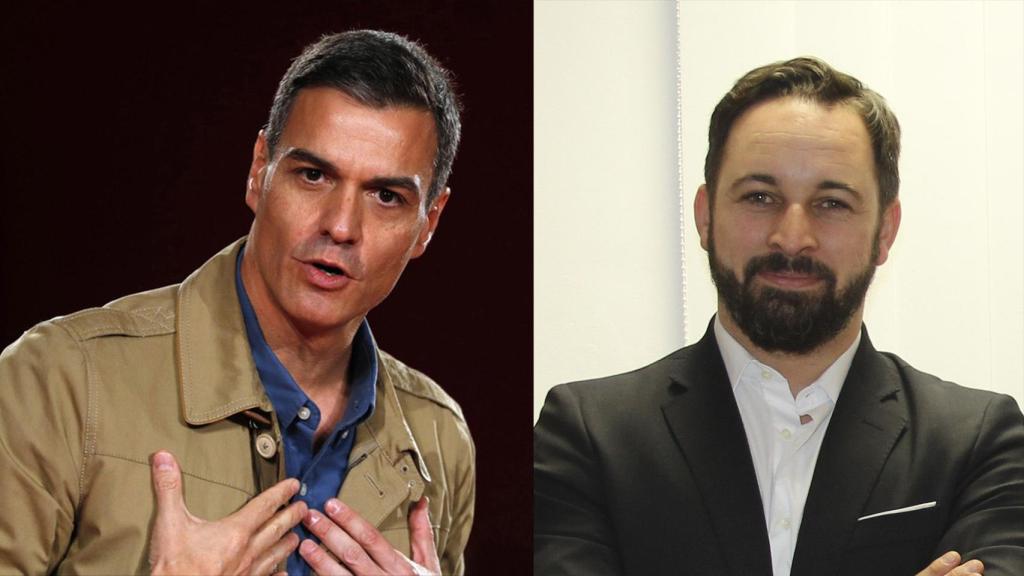 Pedro Sánchez y Santiago Abascal.