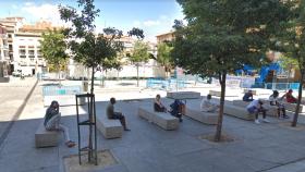 Plaza de Nelson Mandela, en Lavapiés.