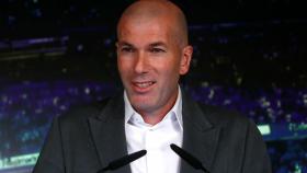 El look de Zidane en rueda de prensa