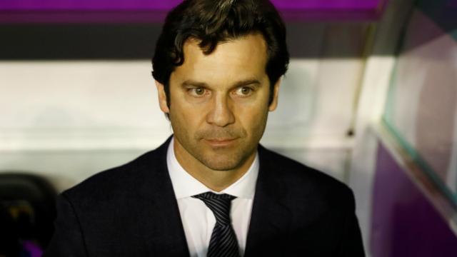 Solari, en el banquillo del Real Madrid en Zorrilla