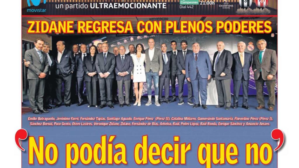 La Portada del diario AS (12/03/2019)