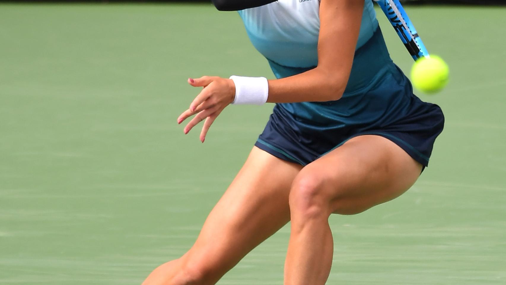 Garbiñe Muguruza en Indian Wells